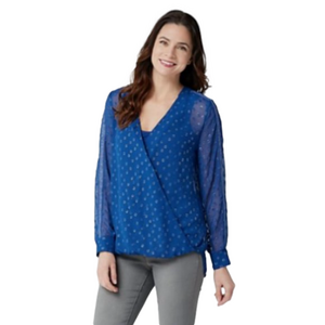 Lisa Rinna Collection top women XXS OVERSIZED measurements in photos chiffon nwt